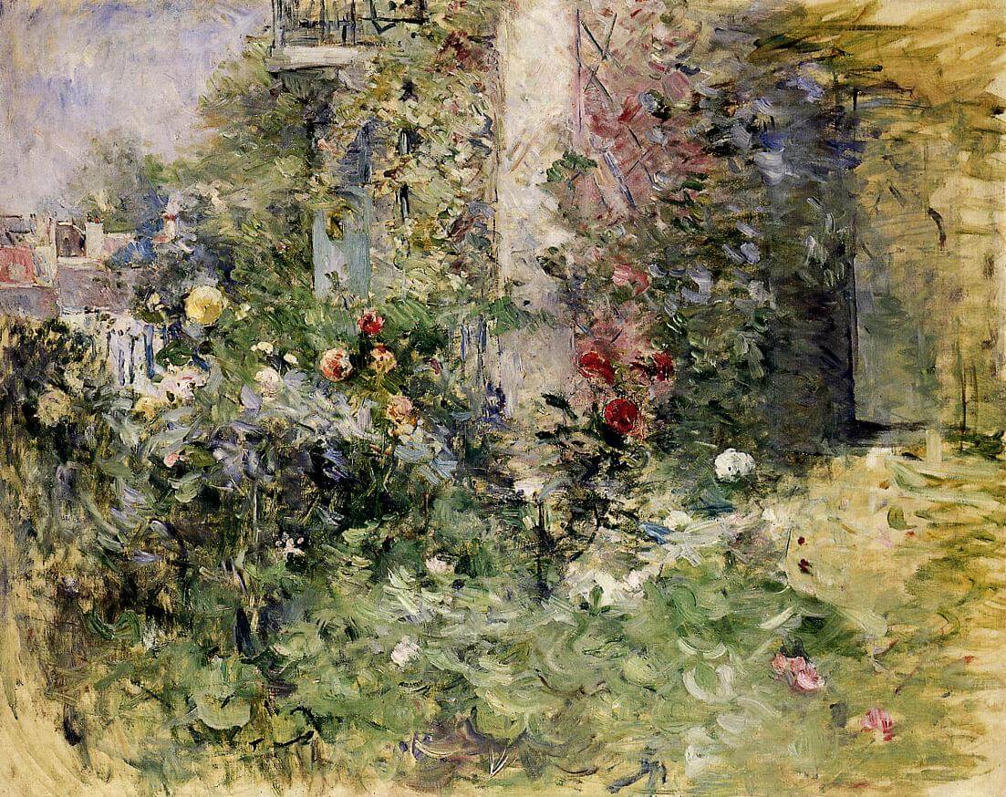 ”Trädgården vid Bougival” av Berthe Morisot